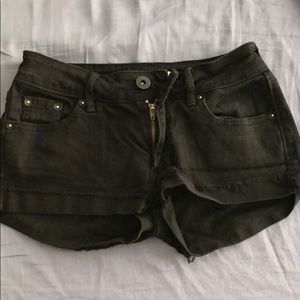 Bullhead Black Low Rise Shorts